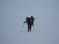 White-out on the Jungfraufirn
