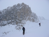 Up to the Balfour col